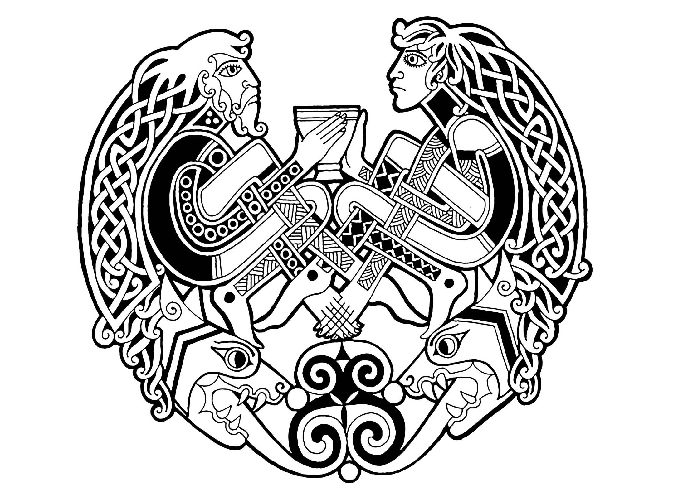 Celtic art - 65 - Art Adult Coloring Pages