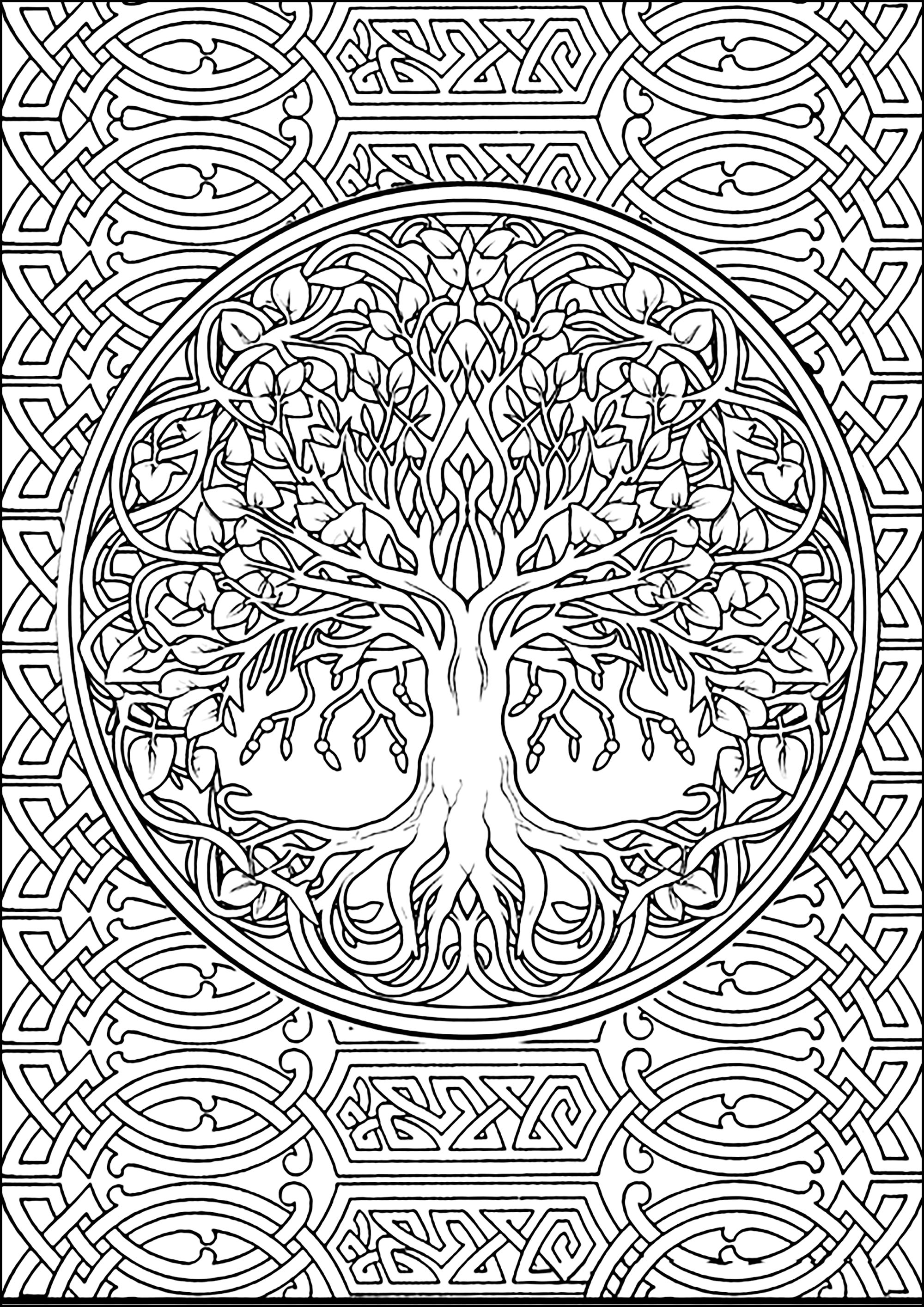 Tree Of Life Coloring Pages [2025]
