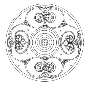 Celtic art looking like a Mandala (Coloring Page)