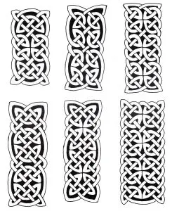 6 elements inspired by Celtic Art