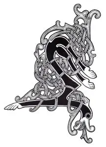 Undulating Celtic interlacements