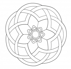 Simple Celtic Art Mandala