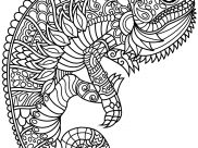 abstract animals coloring pages