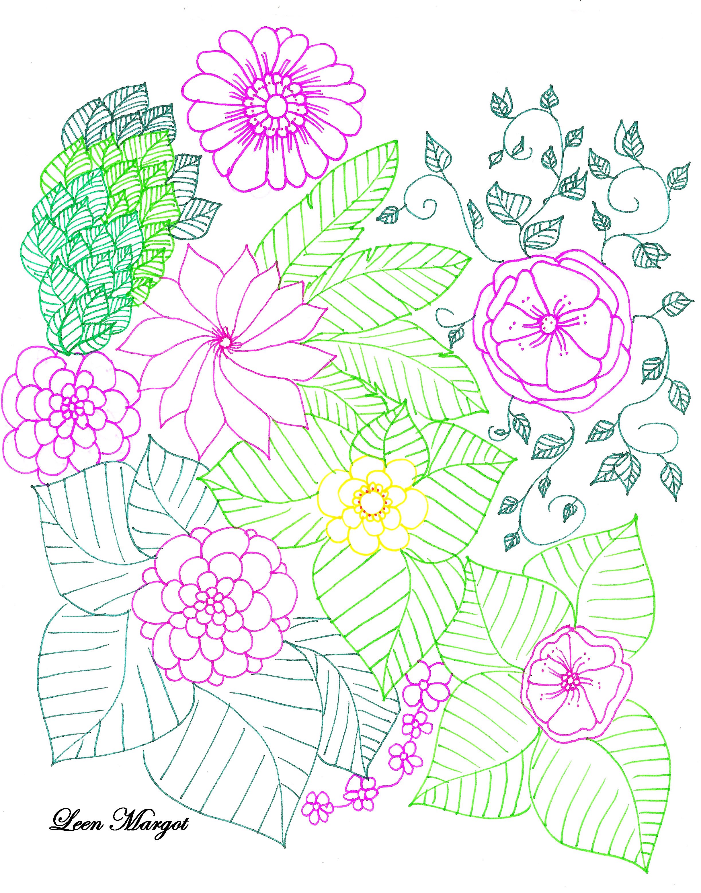 Made by Leen Margot, this coloring page will give you a good time !, Artist : Leen Margot