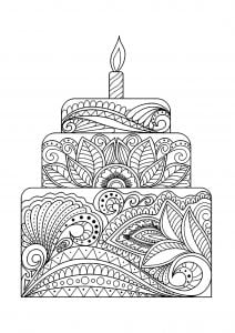 Big Flowery Cake