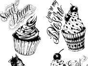 Cupcakes Coloring Pages for Adults