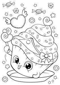 Free Printable Cute Kawaii Darling Coloring Page for Adults and Kids 