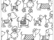 Dogs Coloring Pages for Adults