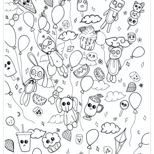 Coloring kawaii doodle by chloe