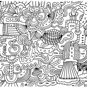 A Great Example Of Doodle Art