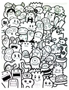 Coloring doodle art doodling 7