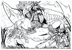 Printable Knight complex coloring sheets for adults
