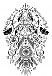 coloring-page-incredible-dreamcatcher