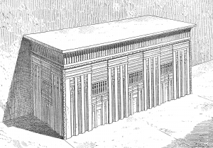 Prestigious Egyptian tomb (Egypt & Hieroglyph Coloring Page)