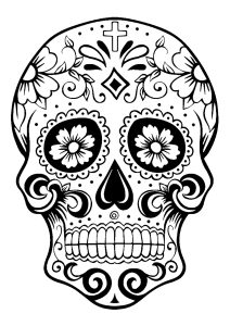 Coloring el dia de los muertos 2