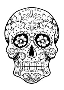 Coloring el dia de los muertos 3