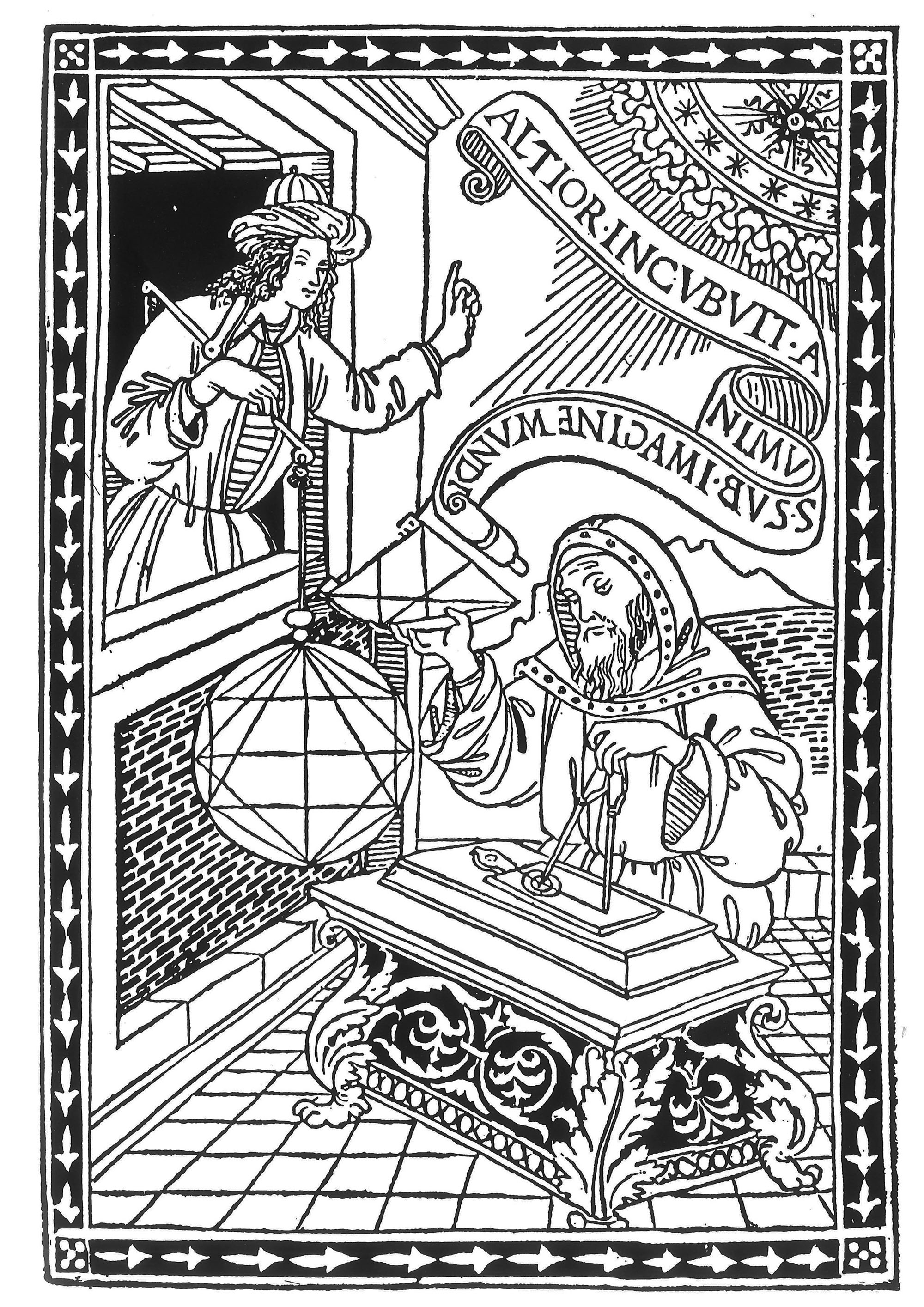 Middle ages engraving