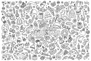 coloring-merry-christmas-doodles