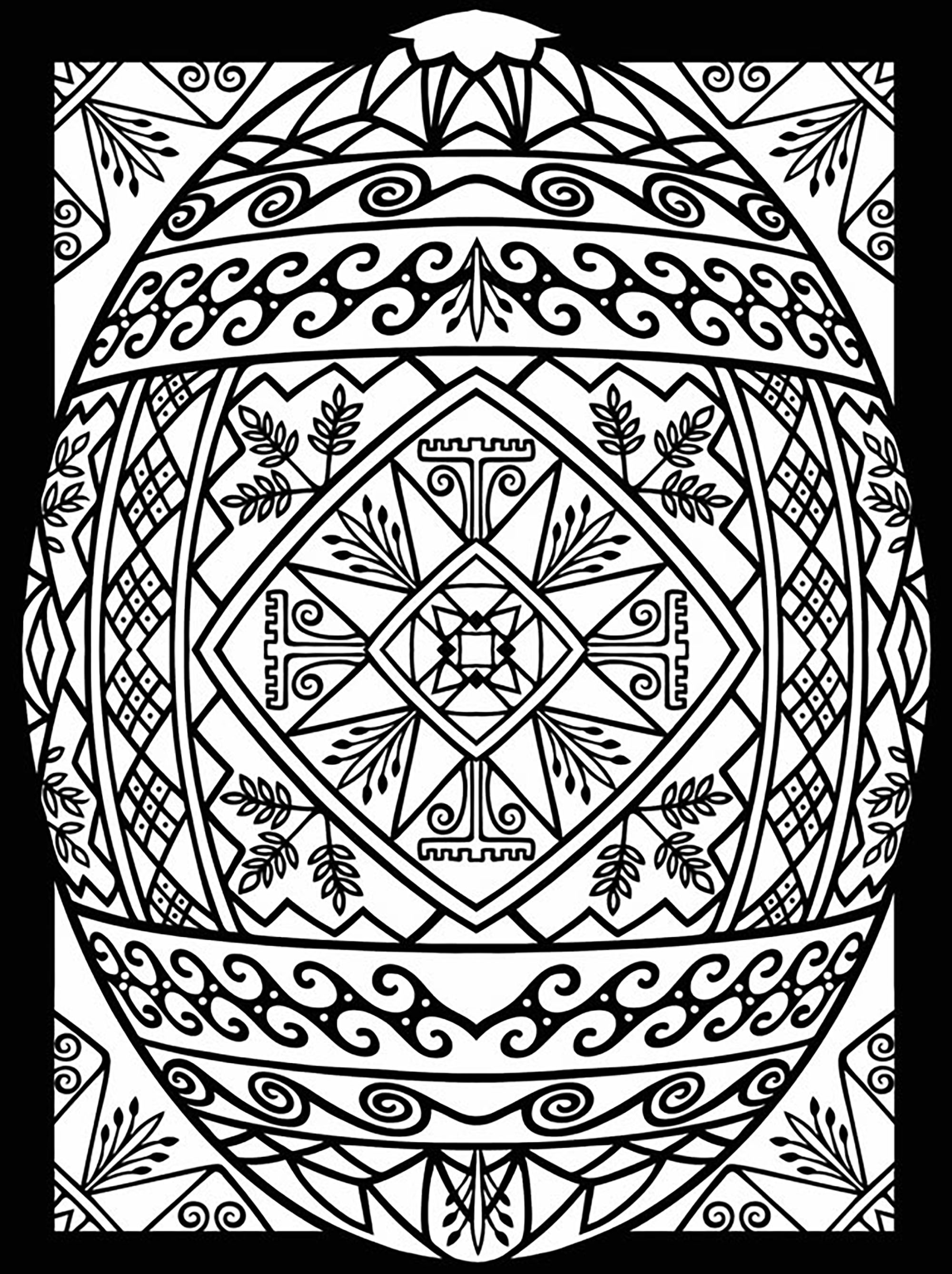 Incredible Easter egg, Artist : Dover Publications   Source : doverpublications