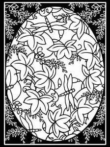 Easter Egg With Leaves