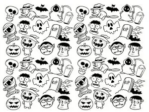 Doodle halloween