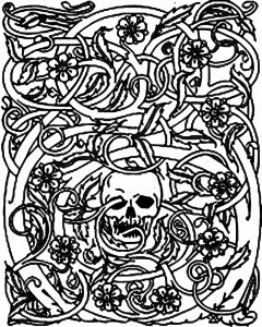 coloring-adult-halloween-skeleton-and-brambles