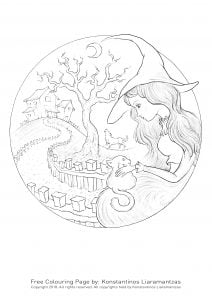 Witch And Cat