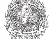 Thanksgiving Coloring Pages for Adults