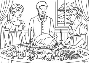 Autumn Dinner at Pemberley