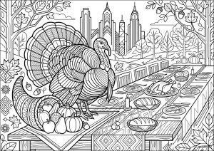 Thanksgiving Art Deco – Homage to Metropolis