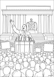 I Have a Dream speech at the Lincoln Memorial – August 28, 1963
