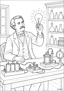 Thomas Edison and the Invention of the Electric Light Bulb - 1879