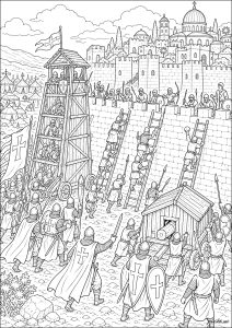Siege of Jerusalem by the Crusaders (1099, 11th century)
