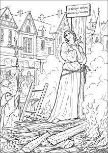 Joan of Arc at the Stake - 1431