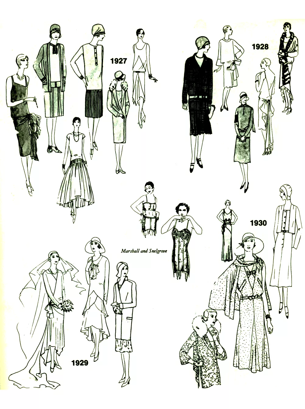 Evolution mode - 20 (Printable Fashion, clothing and jewelry Coloring Page for adults)