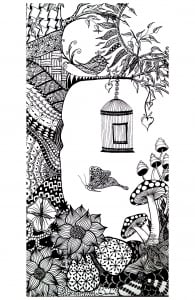 Butterflies, Birds And Mushrooms