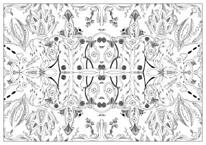 Coloring page adult Coloring back by valentin