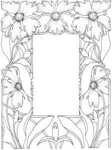 Flowered framework