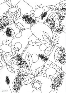 Leaves (Flowers & vegetation Coloring Page)