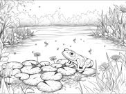 Frogs Coloring Pages