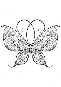 Coloring butterfly beautiful patterns 13