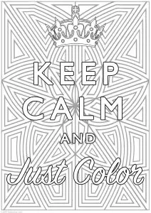 Keep Calm and Color
