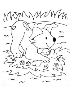 Coloring to print dogs 2