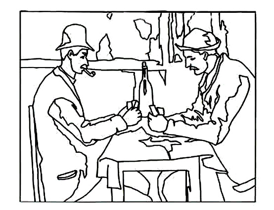 paul cezanne coloring pages for kids - photo #6