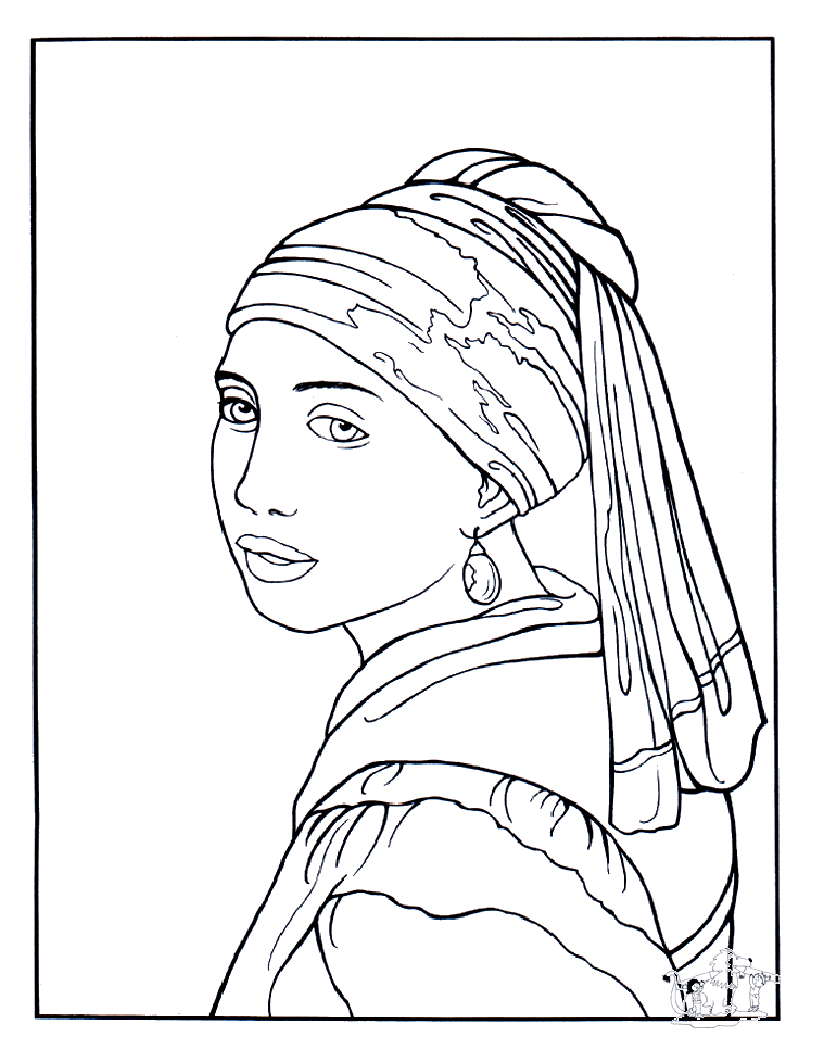 Vermeer young woman pearl