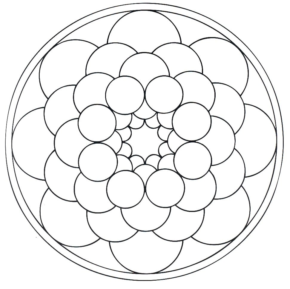 Simple mandala - 7