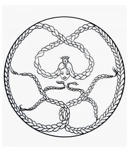coloring-page-simple-mandala-15 (Mandala Coloring pages for kids Coloring Page)