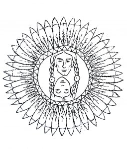 coloring-page-simple-mandala-16 (Mandala Coloring pages for kids Coloring Page)
