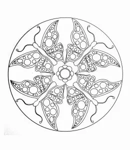 Simple mandala 18