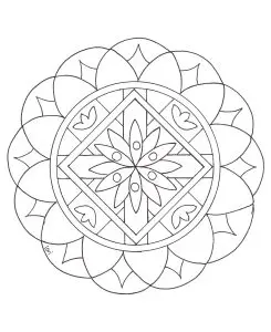 Simple mandala 2